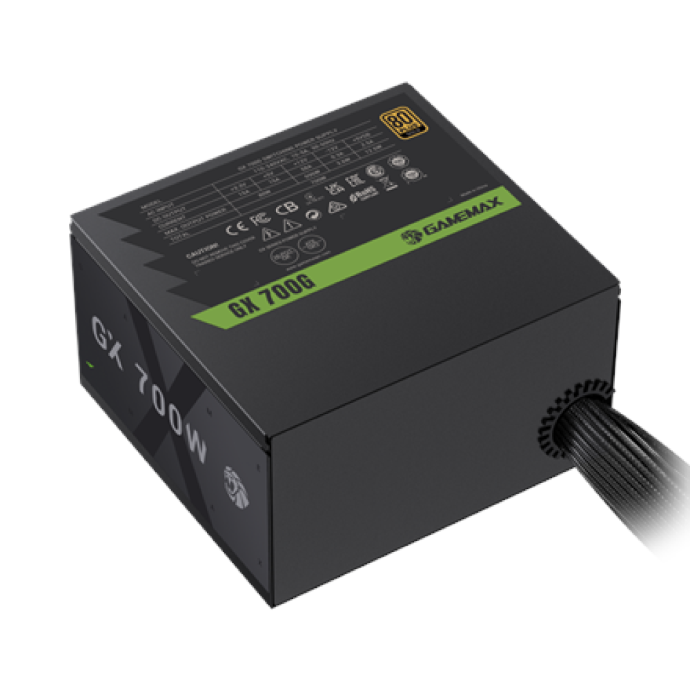 Gamemax PSU , GX 700G , 700 W , Gold , Non-Modular