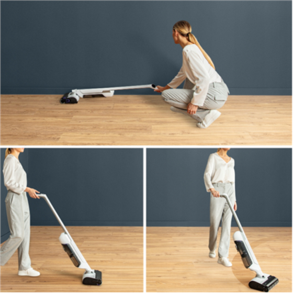 TEFAL Vacuum Cleaner , GF7540FO X-Clean 10 , Cordless operating , Stick , 200 W , 100-240 V , Operating time (max) 60 min , White/Silver