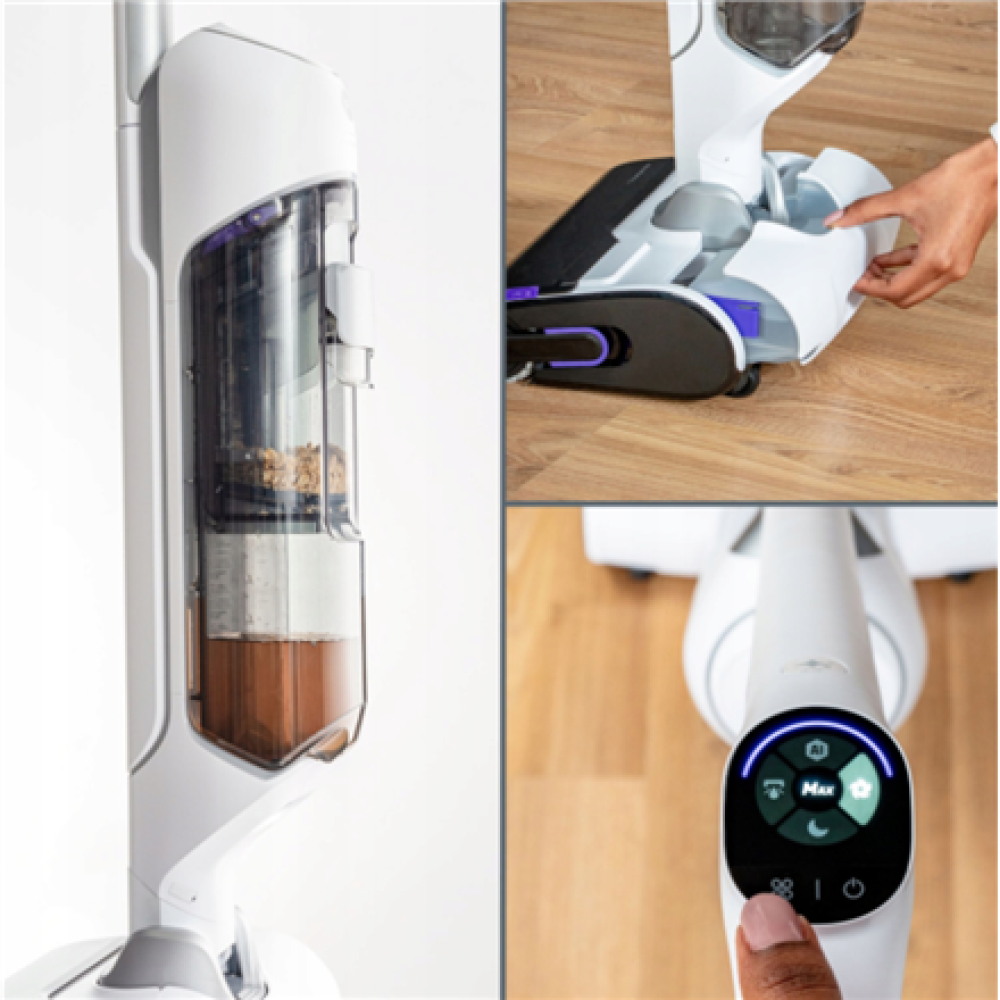 TEFAL Vacuum Cleaner , GF7540FO X-Clean 10 , Cordless operating , Stick , 200 W , 100-240 V , Operating time (max) 60 min , White/Silver