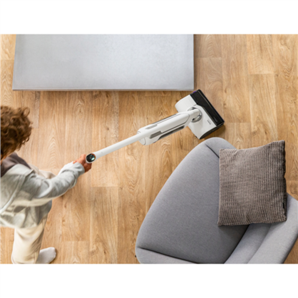 TEFAL Vacuum Cleaner , GF7540FO X-Clean 10 , Cordless operating , Stick , 200 W , 100-240 V , Operating time (max) 60 min , White/Silver