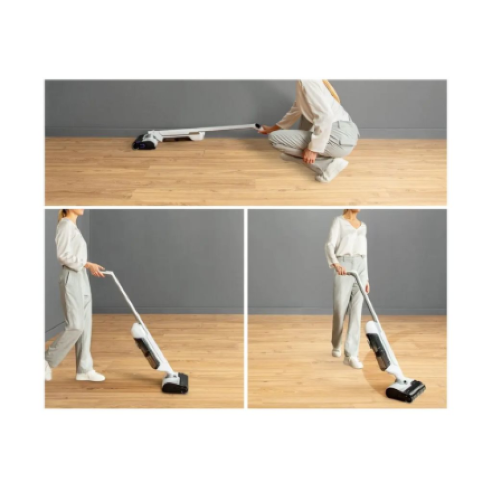 TEFAL Vacuum Cleaner , GF7540FO X-Clean 10 , Cordless operating , Stick , 200 W , 100-240 V , Operating time (max) 60 min , White/Silver