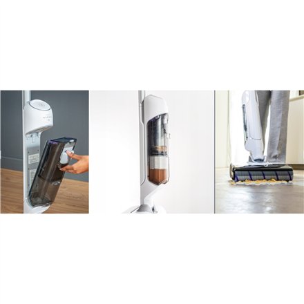 TEFAL Vacuum Cleaner , GF7540FO X-Clean 10 , Cordless operating , Stick , 200 W , 100-240 V , Operating time (max) 60 min , White/Silver