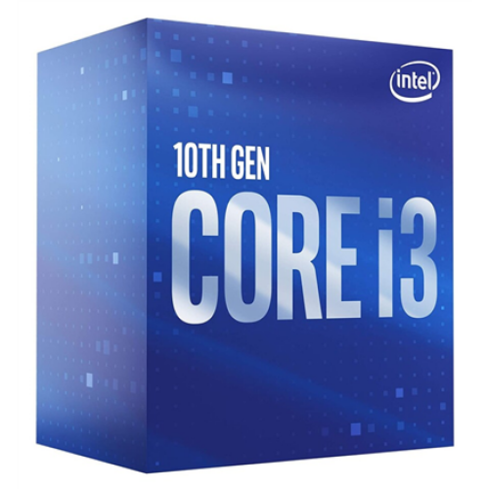 Intel i3-10100F, 3.6 GHz, LGA1200, Processor threads 8, Packing Retail, Processor cores 4, Component for PC