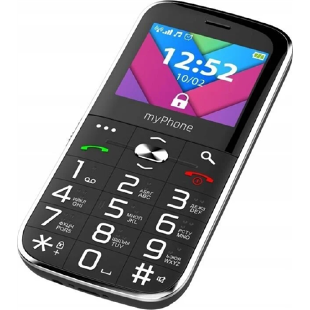 myPhone Halo C , Black , 2.2 , TFT , 32 MB , 32 MB , Dual SIM , Main camera resolution 0.3 MP , 1900 mAh
