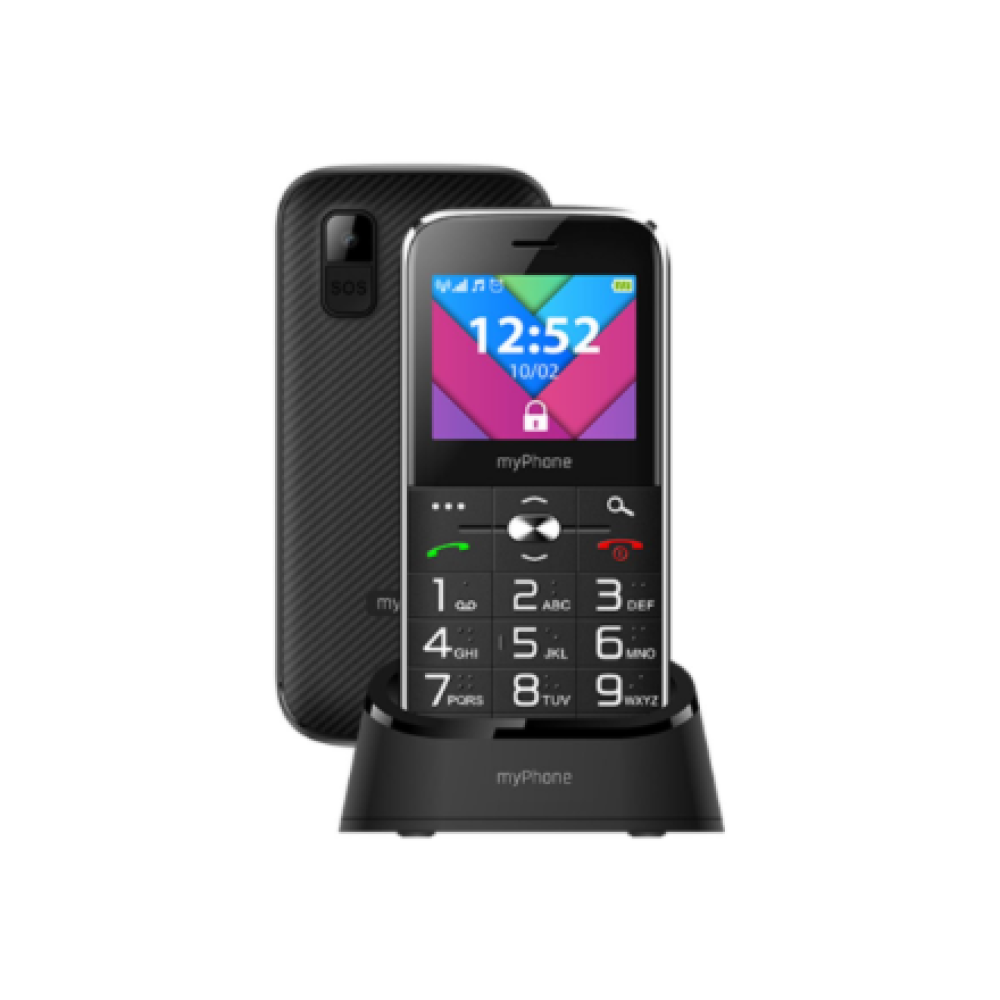 myPhone Halo C , Black , 2.2 , TFT , 32 MB , 32 MB , Dual SIM , Main camera resolution 0.3 MP , 1900 mAh