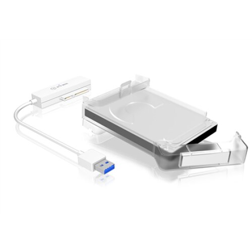 Raidsonic , ICY BOX , Adapter cable with protective a cover for 2.5 SATA hard disks to USB 3.0, blue Access LED , SATA , USB 3.0 , 2.5