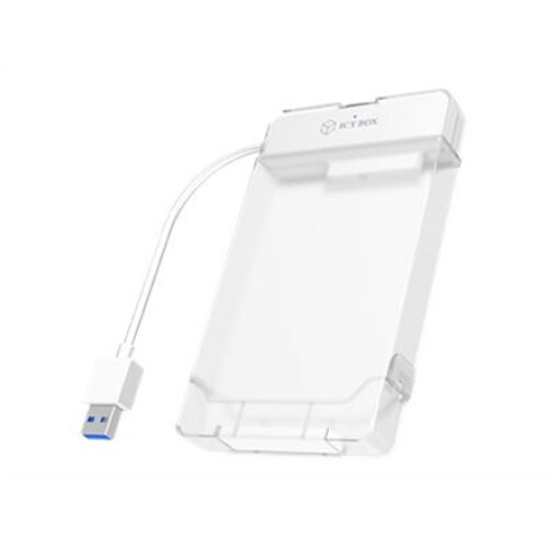 Raidsonic , ICY BOX , Adapter cable with protective a cover for 2.5 SATA hard disks to USB 3.0, blue Access LED , SATA , USB 3.0 , 2.5