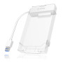 Raidsonic , ICY BOX , Adapter cable with protective a cover for 2.5 SATA hard disks to USB 3.0, blue Access LED , SATA , USB 3.0 , 2.5