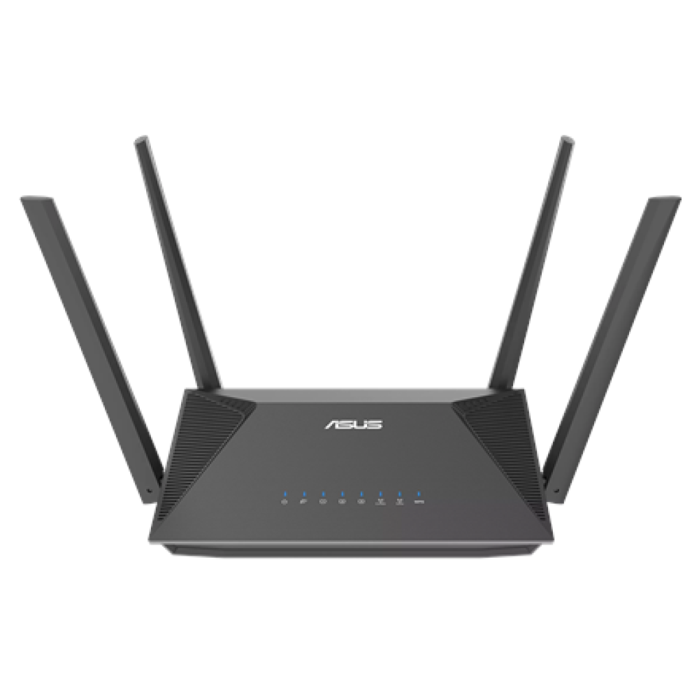 Asus RT-AX52 Pro AX3000 AiMesh wireless router , 802.11ax , 574/2402 Mbit/s , Ethernet LAN (RJ-45) ports 3 , Mesh Support Yes , MU-MiMO No , No mobile broadband , Antenna type External