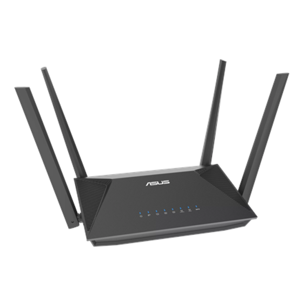 Asus RT-AX52 Pro AX3000 AiMesh wireless router , 802.11ax , 574/2402 Mbit/s , Ethernet LAN (RJ-45) ports 3 , Mesh Support Yes , MU-MiMO No , No mobile broadband , Antenna type External