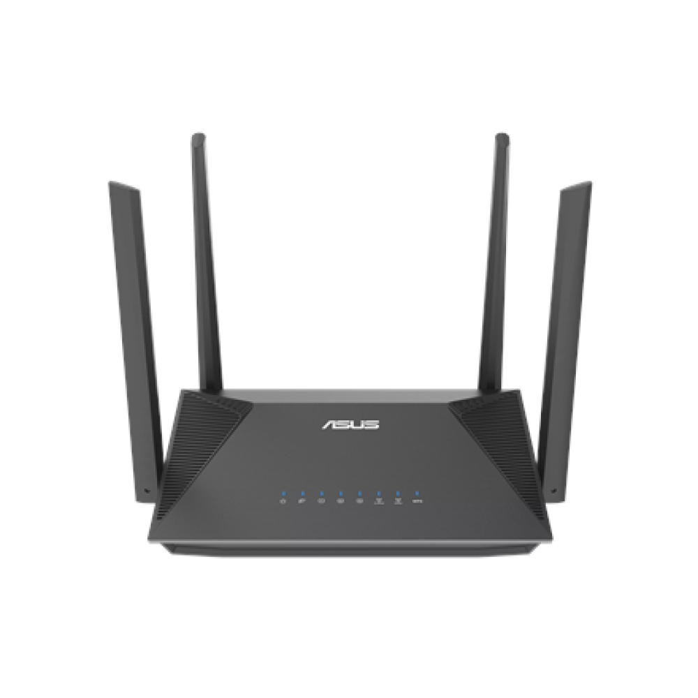 Asus RT-AX52 Pro AX3000 AiMesh wireless router , 802.11ax , 574/2402 Mbit/s , Ethernet LAN (RJ-45) ports 3 , Mesh Support Yes , MU-MiMO No , No mobile broadband , Antenna type External