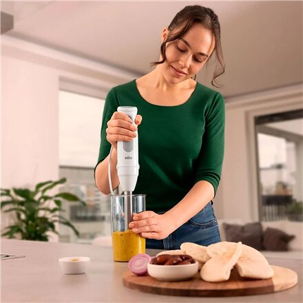 Braun , Hand Blender , MQ50001MWH , Hand Blender , 1000 W , Number of speeds 21 , White