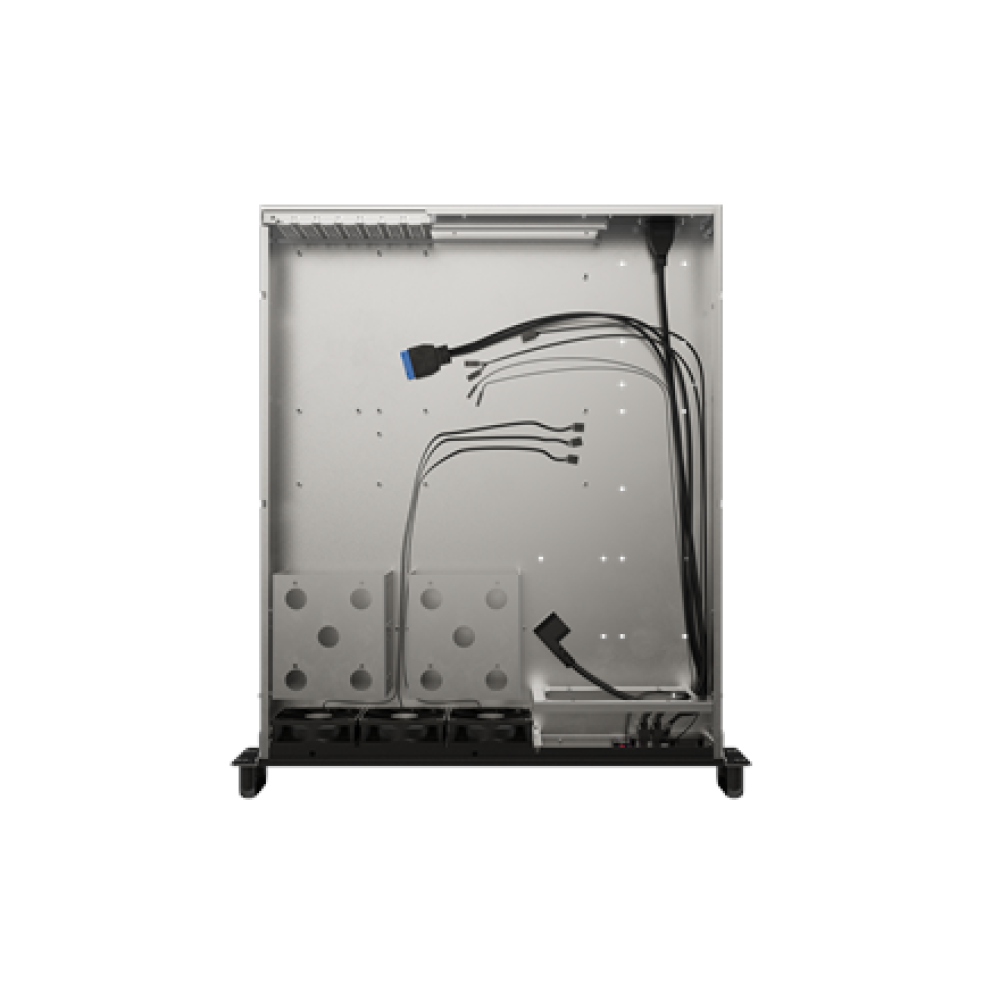 Lanberg Rackmount Server Chassis ATX 520/12 19/2U , SC01-5202-12B , Black