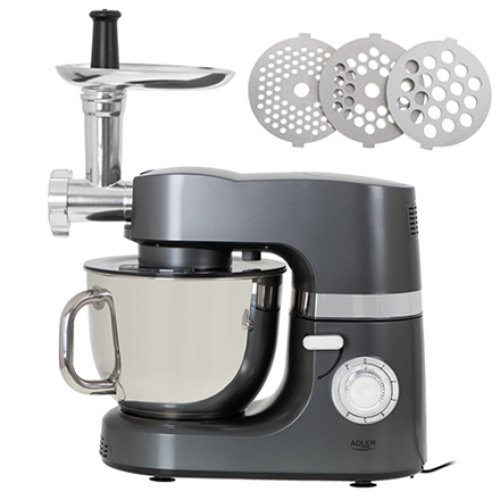 Adler , Planetary Food Processor , AD 4221 , 1200 W , Number of speeds 6 , Bowl capacity 7 L , Meat mincer , Steel