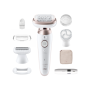 SES9-360 Braun Epilator , SES9-360 Silk épil 9 Flex 3D , Operating time (max) 50 min , Number of power levels 1 , Wet & Dry , White/Rose