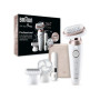 Braun Epilator , SES9-360 Silk épil 9 Flex 3D , Operating time (max) 50 min , Number of power levels 1 , Wet & Dry , White/Rose