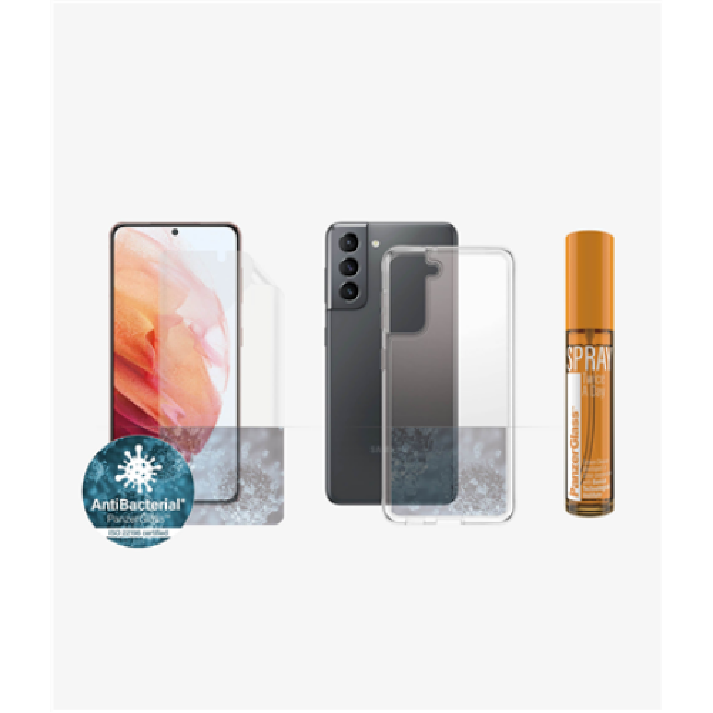 PanzerGlass Hygiene Pack Samsung, Galaxy S21, Transparent