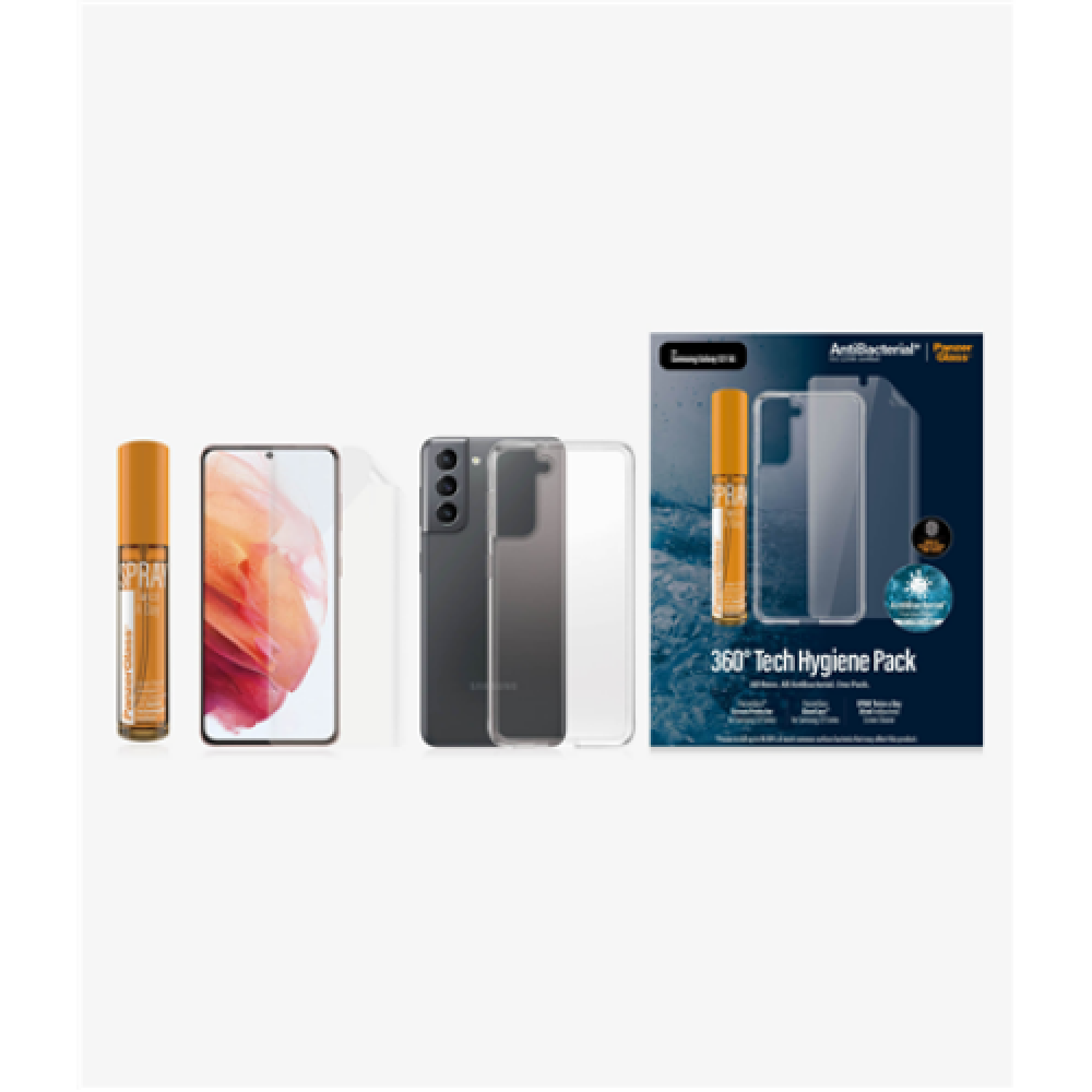 PanzerGlass Hygiene Pack Samsung, Galaxy S21, Transparent