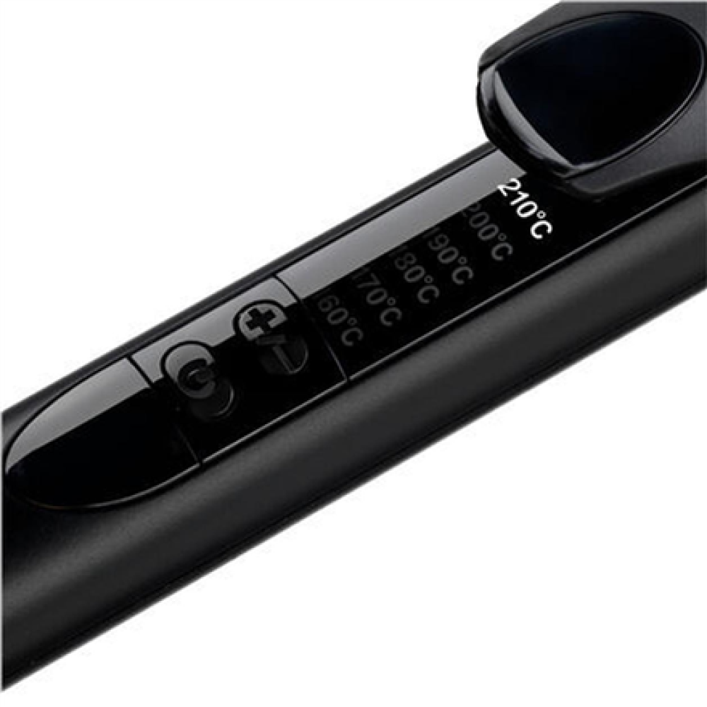 BABYLISS , Curling iron , C453E , Ceramic heating system , Barrel diameter 38 mm , Temperature (max) 210 °C , Number of heating levels 6 , Black/Rose