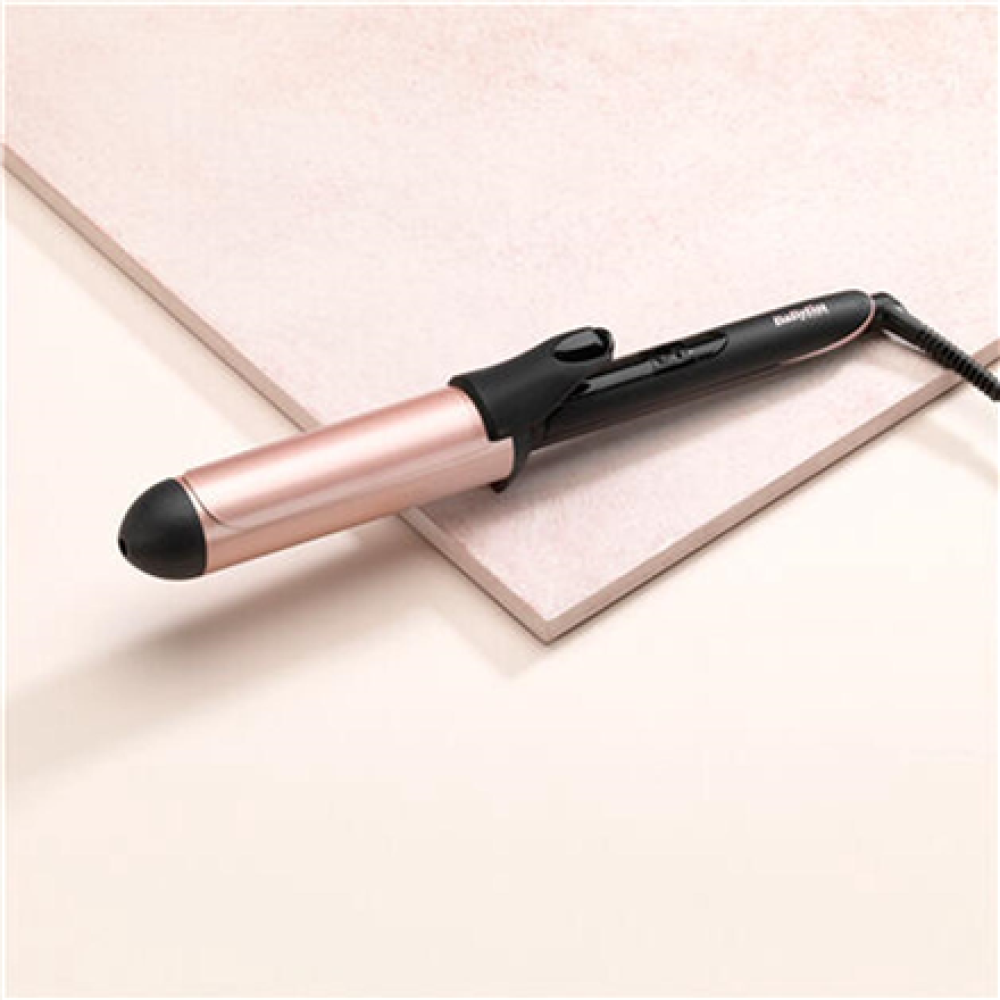 BABYLISS , Curling iron , C453E , Ceramic heating system , Barrel diameter 38 mm , Temperature (max) 210 °C , Number of heating levels 6 , Black/Rose