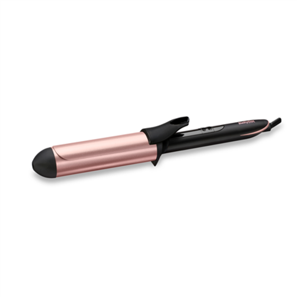Curling iron , C453E , BABYLISS , Ceramic heating system , Barrel diameter 38 mm , Temperature (min) 160 °C , Temperature (max) 210 °C , Number of heating levels 6 , Display , W , Black/Rose
