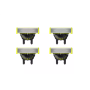 Philips , Replaceable Blade (4 pcs) , OneBlade QP440/50 , Black/Green