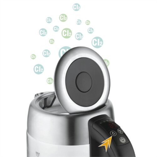 Adler , Kettle , AD 1247 , With electronic control , 1850 W , 1.7 L , Stainless steel/Glass , 360° rotational base , Stainless steel/Transparent