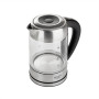 Adler , Kettle , AD 1247 , With electronic control , 1850 W , 1.7 L , Stainless steel/Glass , 360° rotational base , Stainless steel/Transparent