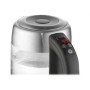 Adler , Kettle , AD 1247 , With electronic control , 1850 W , 1.7 L , Stainless steel/Glass , 360° rotational base , Stainless steel/Transparent