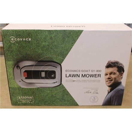 SALE OUT. Ecovacs GOAT G1-800 Lawn Mower, Robot, Up to 800 m², Wire-Free Boundary, Cutting width 220 mm, Adjustable cutting height, Grey , Ecovacs UNPACKED