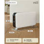 Mill , Heater , CO2200LEDMAX , Convection Heater , 2200 W , Number of power levels 3 , Suitable for rooms up to 5-30 m² , White