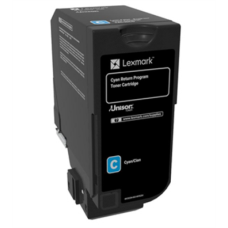 Lexmark Lexmark High Capacity Cyan Return Programme 84C2HC0 Toner Cartridge , Lexmark Cyan