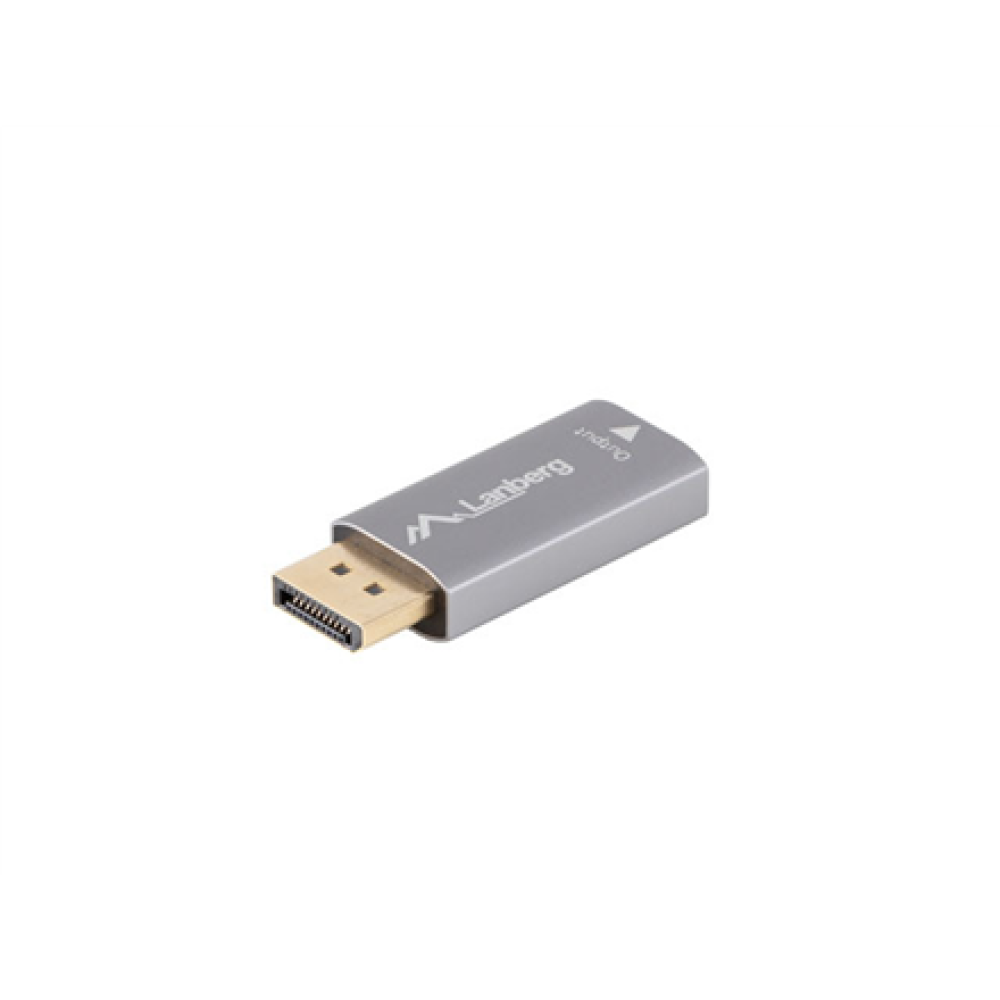 Lanberg Displayport (M) to HDMI (F) Adapter 4K, Silver , AD-DP-HD-01