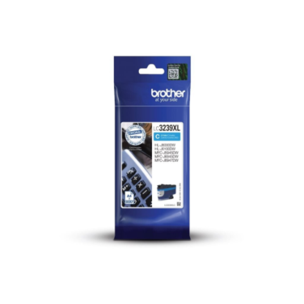 Brother High-yield Ink Cartridge , LC3239XLC , Ink , Cyan