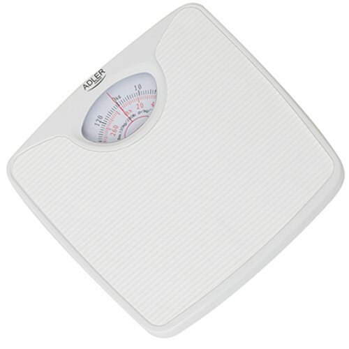 Adler , Mechanical bathroom scale , AD 8151w , Maximum weight (capacity) 130 kg , Accuracy 1000 g , White