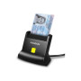 AXAGON Universal desktop USB contact Smart/ID and SD/microSD/SIM card reader , CRE-SM2