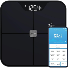 iHealth , Wireless Body Composition Scale , Nexus Pro , Maximum weight (capacity) 181 kg , Body Mass Index (BMI) measuring , Black
