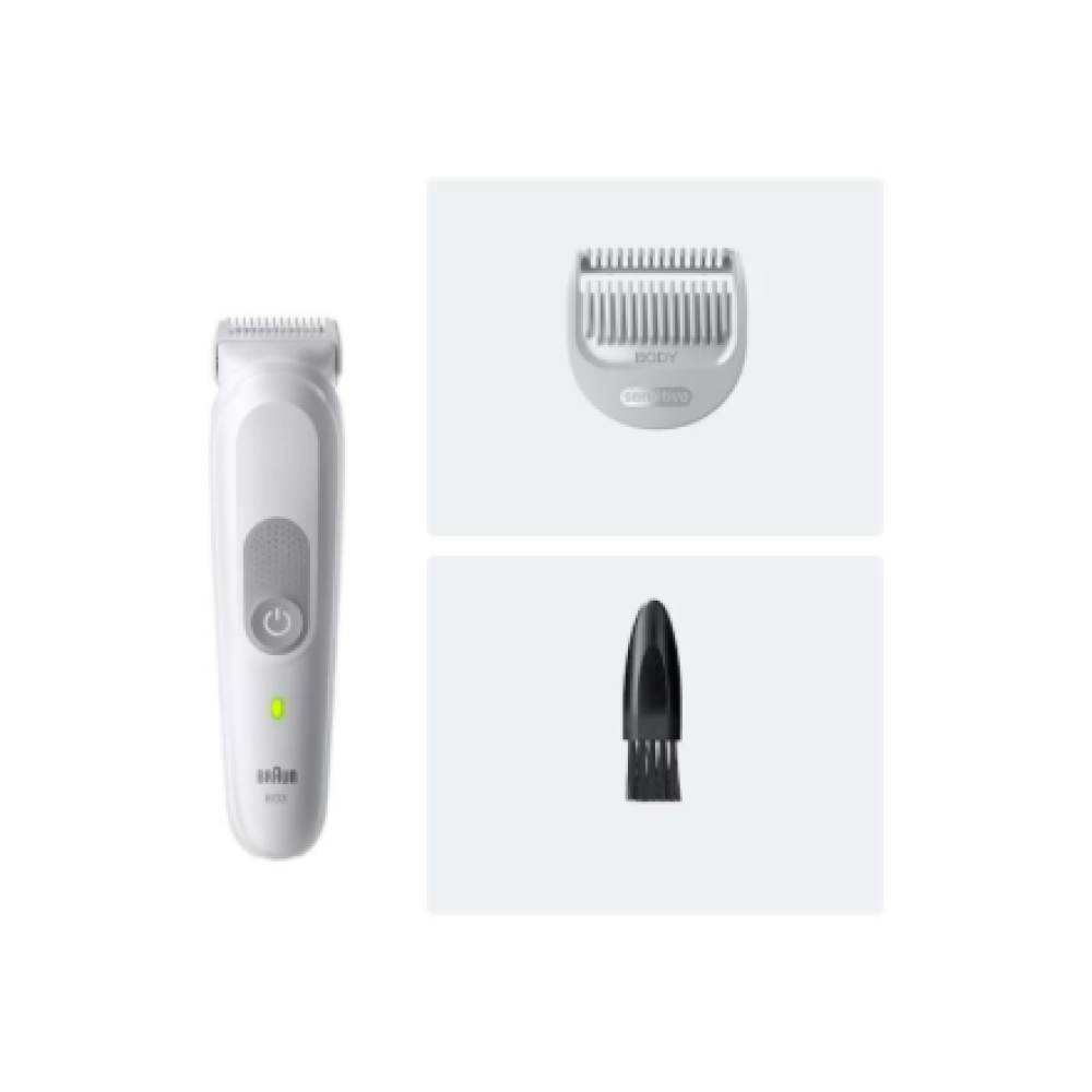 Braun Body Groomer , Series 3 BG3500 , Cordless , Lght Grey