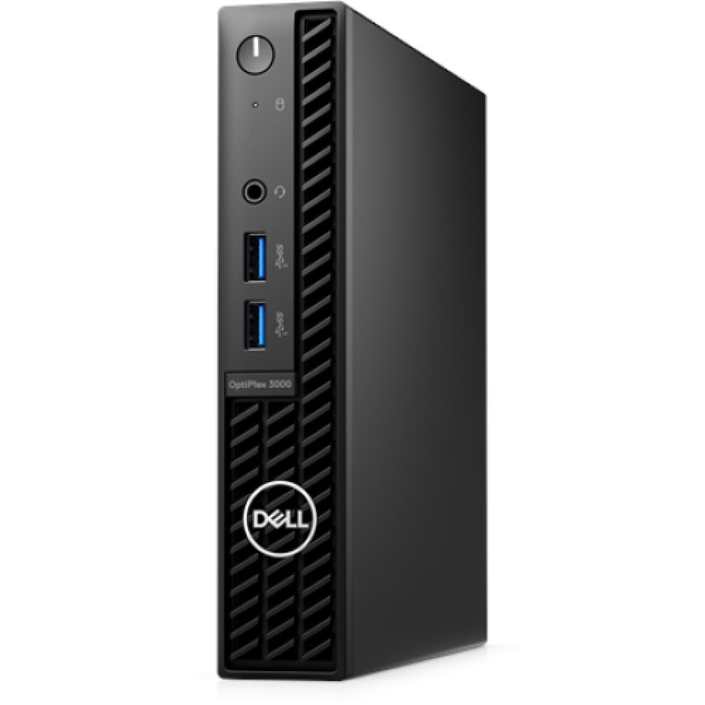 Dell OptiPlex 3000 Desktop PC, Micro, Intel Core i5, i5-12500T, Internal memory 8 GB, DDR4 Non-ECC, SSD 256 GB, Intel HD Graphics, No Optical Drive, Keyboard language English, Windows 11 Pro, Warranty ProSupport NBD Onsite, 36 month(s)