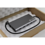 SALE OUT. ICY BOX IB-DK4050-CPD 12-in-1 USB Type-C dock with PD 100W , Raidsonic Warranty 3 month(s) , REFURBISHED, WITHOUT ORIGINAL PACKAGING