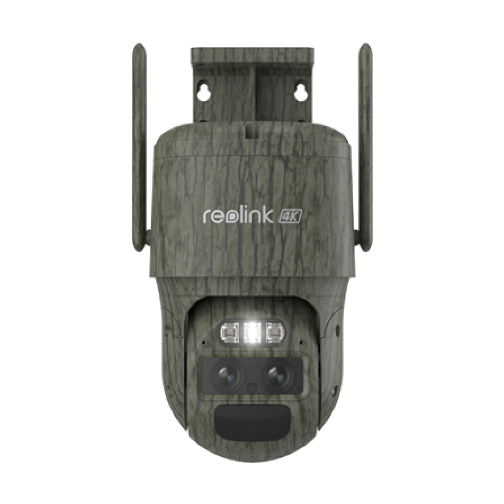 Reolink , TrackMix Series G770 Camouflage with Solar Panel 2 4G LTE Dual-Lens Battery Security Camera , PTZ , 4 MP , 2.8mm/F1.6 , IP65 , H.264/H.265 , Micro SD, Max. 256 GB