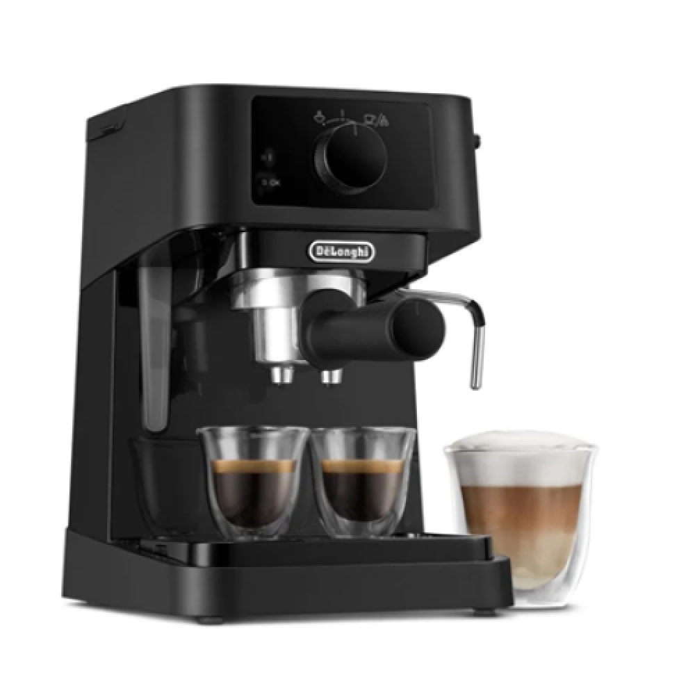Delonghi , Coffee Maker , EC230 , Pump pressure 15 bar , Built-in milk frother , Semi-automatic , 360° rotational base No , 1100 W , Black