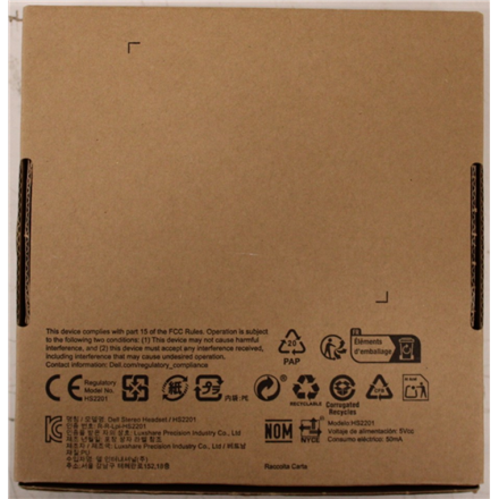 SALE OUT. Dell Headset WH1022 , SALE OUT. Dell Stereo Headset , WH1022 , 3.5 mm, USB Type-A , DAMAGED PACKAGING, DEMO