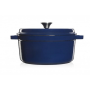 GRAND FEU , Pot , FEUDARKBLUE , 4.7 L , Cast iron , Dark blue , Lid included