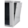 SOMI Networks , 15U, 19″ Network Wall Cabinet , 15U-60/60FPC , Gray , With Front Glass Doors , Depth: 60 cm
