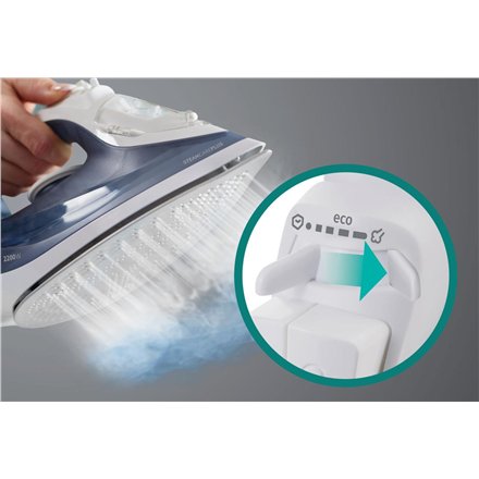 Gorenje SIK2200WB , Steam iron , 2200 W , Continuous steam 35 g/min , Water tank capacity 450 ml , Blue , Steam boost performance 160 g/min