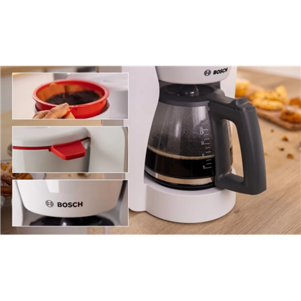 Bosch Coffee Maker , TKA2M111 MyMoment , Drip , 1200 W , White
