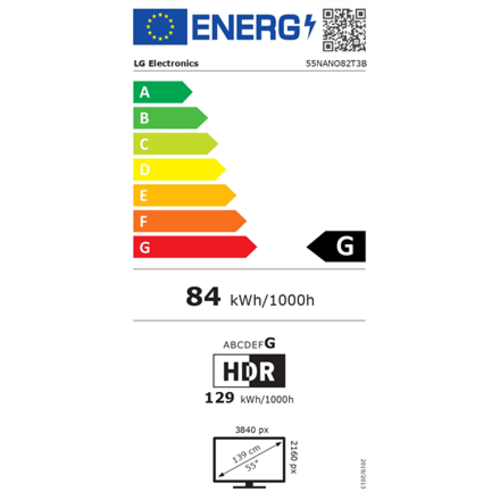 LG 4K NanoCell TV , 55NANO82T3B , 55 , Smart TV , webOS24 , UHD , Black