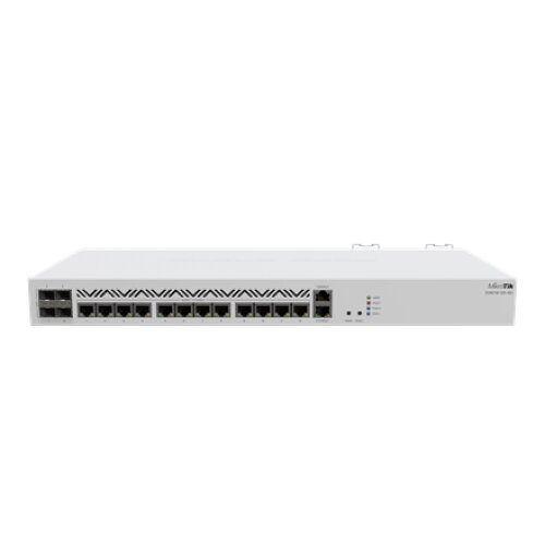 Mikrotik Cloud Core Router CCR2116-12G-4S+, 16-CORE 2 GHZ ARM CPU, 16 GB DDR4 RAM, 4x10G SFP+ ports, 13xGigabit LAN ports, 1x RJ45 Serial port, 1x M.2 slots, 16 core CPU, 16 GB RAM, Dual redundant power supply, RouterOS L6 , MikroTik , Cloud Core Router ,