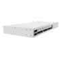 Mikrotik Cloud Core Router CCR2116-12G-4S+, 16-CORE 2 GHZ ARM CPU, 16 GB DDR4 RAM, 4x10G SFP+ ports, 13xGigabit LAN ports, 1x RJ45 Serial port, 1x M.2 slots, 16 core CPU, 16 GB RAM, Dual redundant power supply, RouterOS L6 , Cloud Core Router , CCR2116-12